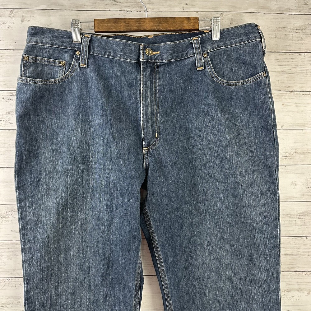 Carhartt Denim Jeans Men's 42x30‎ Relaxed Fit workwear 5 pocket Work Casual - Picture 5 of 15